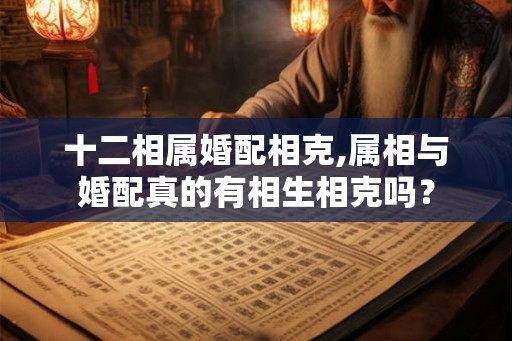 十二相属婚配相克,属相与婚配真的有相生相克吗？