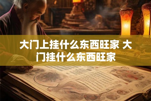 大门上挂什么东西旺家 大门挂什么东西旺家