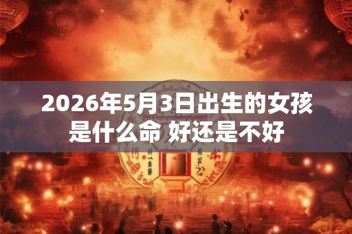 2026年5月3日出生的女孩是什么命 好还是不好