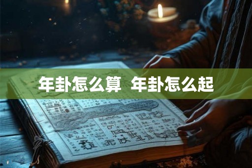 年卦怎么算  年卦怎么起