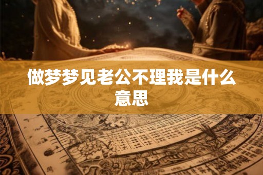 做梦梦见老公不理我是什么意思