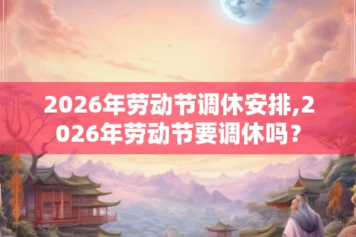 2026年劳动节调休安排,2026年劳动节要调休吗？