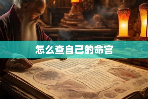 怎么查自己的命宫 怎么查自己的命宫