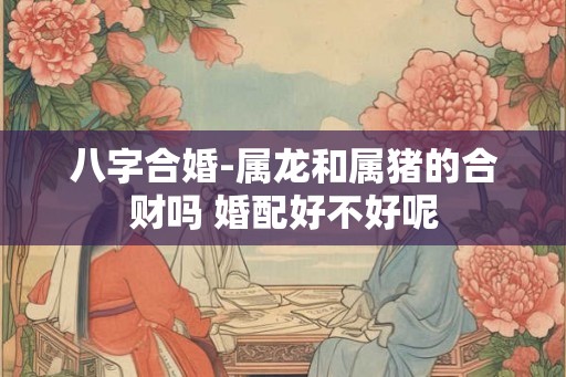 八字合婚-属龙和属猪的合财吗 婚配好不好呢