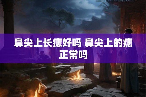 鼻尖上长痣好吗 鼻尖上的痣正常吗 鼻尖上长痣好吗 鼻尖上的痣正常吗