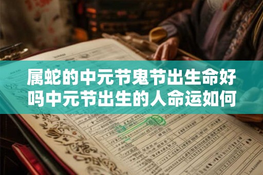 属蛇的中元节鬼节出生命好吗中元节出生的人命运如何? 属蛇的中元节鬼节出生命好吗中元节出生的人命运如何?