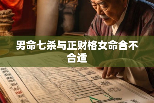 男命七杀与正财格女命合不合适