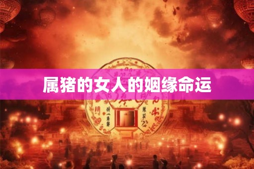 属猪的女人的姻缘命运