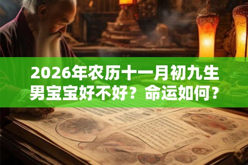 2026年农历十一月初九生男宝宝好不好?命运如何? 2026年农历十一月初九生男宝宝好不好?命运如何?