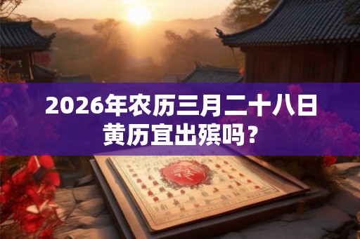 2026年农历三月二十八日黄历宜出殡吗？