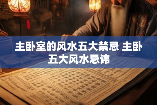 主卧室的风水五大禁忌 主卧五大风水忌讳