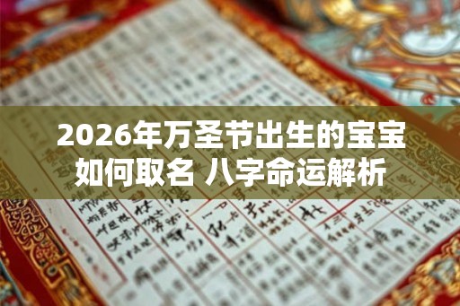 2026年万圣节出生的宝宝如何取名 八字命运解析