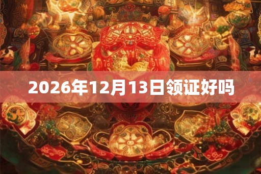 2026年12月13日领证好吗