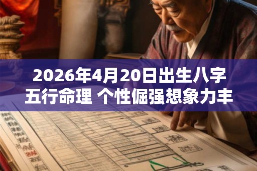 2026年4月20日出生八字五行命理 个性倔强想象力丰富