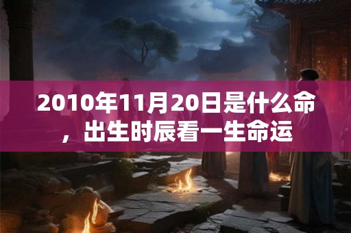 2010年11月20日是什么命，出生时辰看一生命运