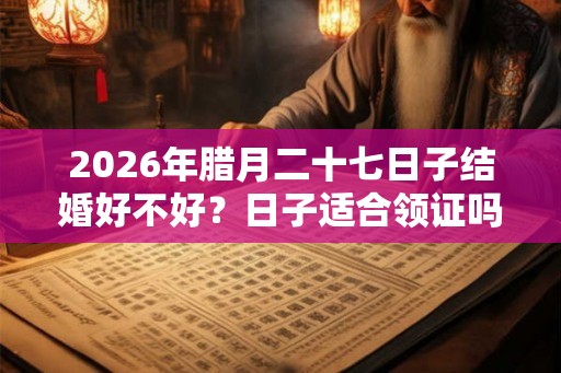 2026年腊月二十七日子结婚好不好？日子适合领证吗？