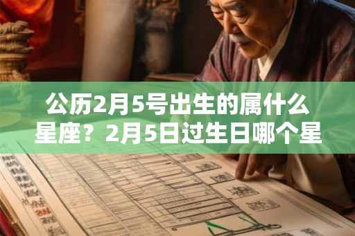 公历2月5号出生的属什么星座?2月5日过生日哪个星座 公历2月5号出生的属什么星座?2月5日过生日哪个星座