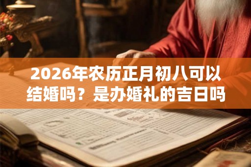 2026年农历正月初八可以结婚吗？是办婚礼的吉日吗？