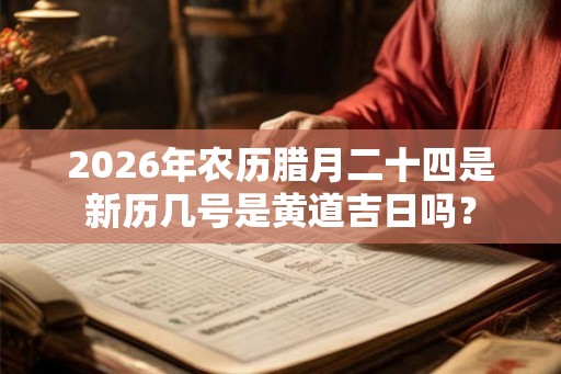 2026年农历腊月二十四是新历几号是黄道吉日吗? 2026年农历腊月二十四是新历几号是黄道吉日吗?