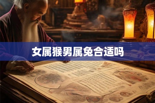 女属猴男属兔合适吗