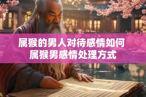 属猴的男人对待感情如何 属猴男感情处理方式