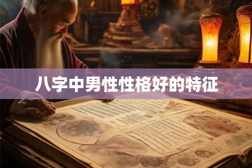 八字中男性性格好的特征