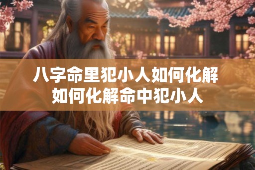 八字命里犯小人如何化解 如何化解命中犯小人 八字命里犯小人如何化解 如何化解命中犯小人