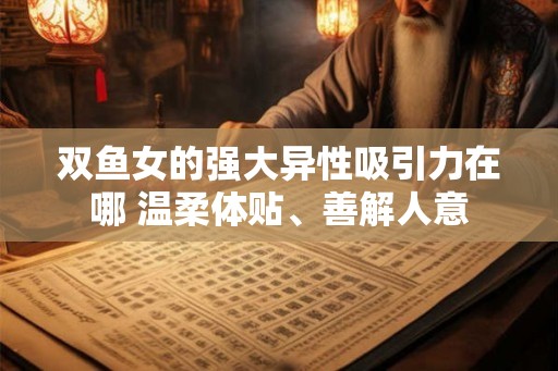 双鱼女的强大异性吸引力在哪 温柔体贴、善解人意 双鱼女的强大异性吸引力在哪 温柔体贴、善解人意