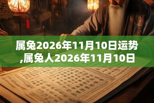 属兔2026年11月10日运势,属兔人2026年11月10日财运,生肖兔2026年11月10日运势
