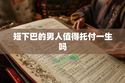短下巴的男人值得托付一生吗
