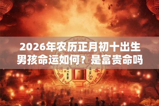 2026年农历正月初十出生男孩命运如何？是富贵命吗？