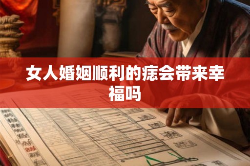女人婚姻顺利的痣会带来幸福吗