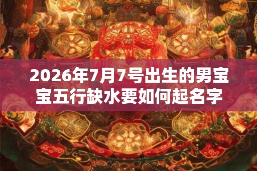 2026年7月7号出生的男宝宝五行缺水要如何起名字