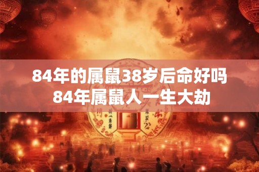 84年的属鼠38岁后命好吗 84年属鼠人一生大劫