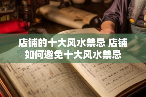 店铺的十大风水禁忌 店铺如何避免十大风水禁忌 店铺的十大风水禁忌 店铺如何避免十大风水禁忌