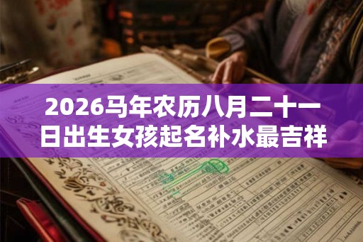 2026马年农历八月二十一日出生女孩起名补水最吉祥的字