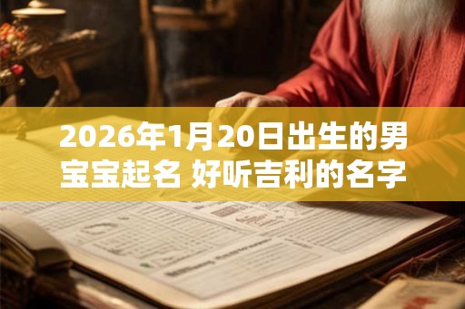 2026年1月20日出生的男宝宝起名 好听吉利的名字 2026年1月20日出生的男宝宝起名 好听吉利的名字