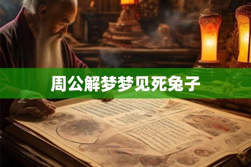 周公解梦梦见死兔子