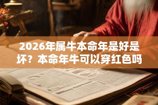 2026年属牛本命年是好是坏？本命年牛可以穿红色吗？