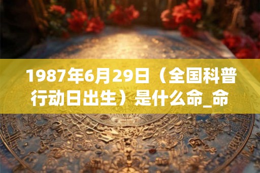 1987年6月29日（全国科普行动日出生）是什么命_命运如何