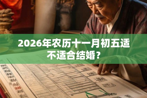 2026年农历十一月初五适不适合结婚? 2026年农历十一月初五适不适合结婚?