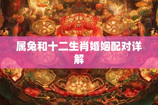 属兔和十二生肖婚姻配对详解