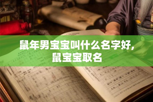 鼠年男宝宝叫什么名字好,鼠宝宝取名 鼠年男宝宝叫什么名字好,鼠宝宝取名