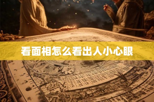 看面相怎么看出人小心眼 看面相怎么看出人小心眼
