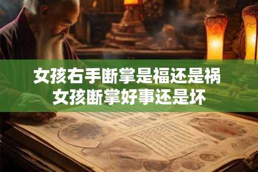 女孩右手断掌是福还是祸 女孩断掌好事还是坏