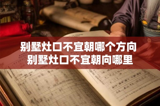 别墅灶口不宜朝哪个方向 别墅灶口不宜朝向哪里
