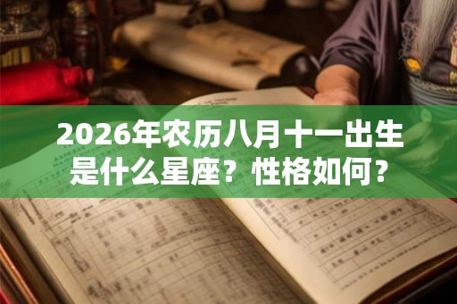 2026年农历八月十一出生是什么星座?性格如何? 2026年农历八月十一出生是什么星座?性格如何?