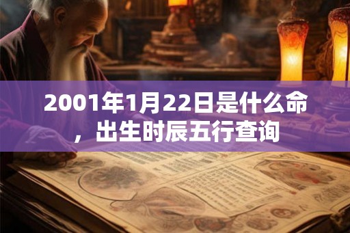 2001年1月22日是什么命，出生时辰五行查询