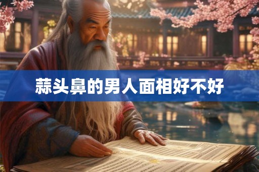 蒜头鼻的男人面相好不好 蒜头鼻的男人面相好不好