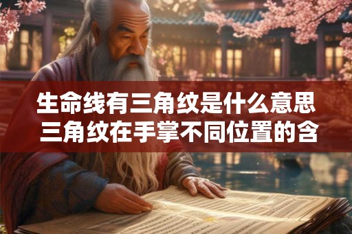 生命线有三角纹是什么意思 三角纹在手掌不同位置的含义